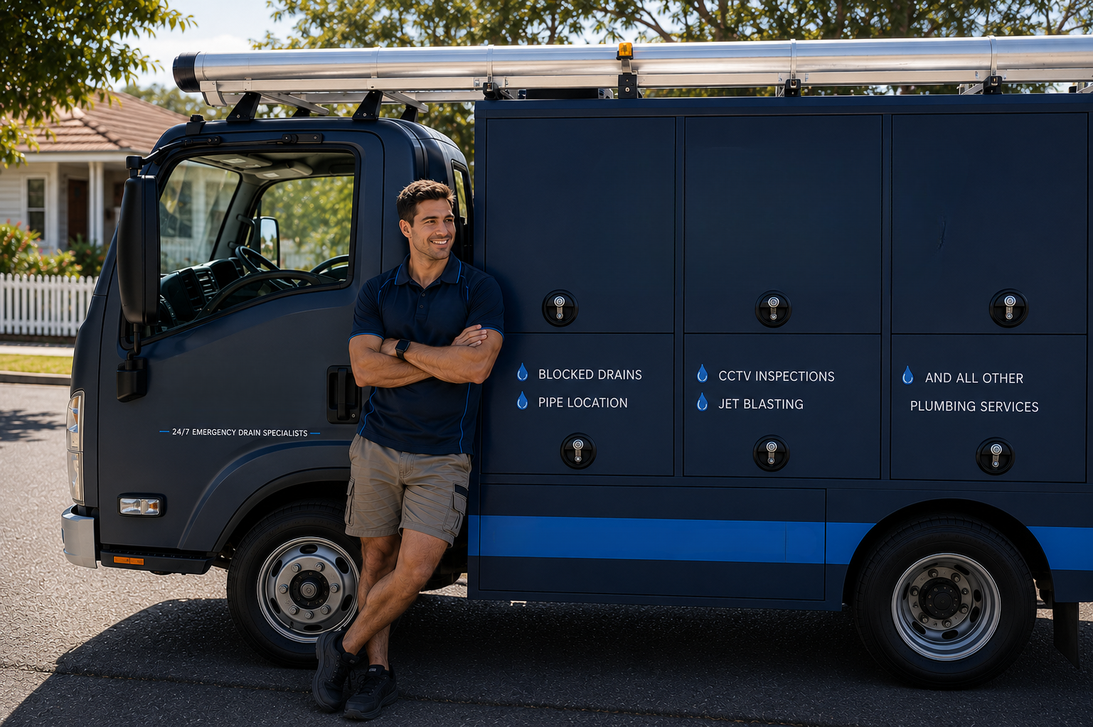 Plumber with Rozelle Blocked Drains van