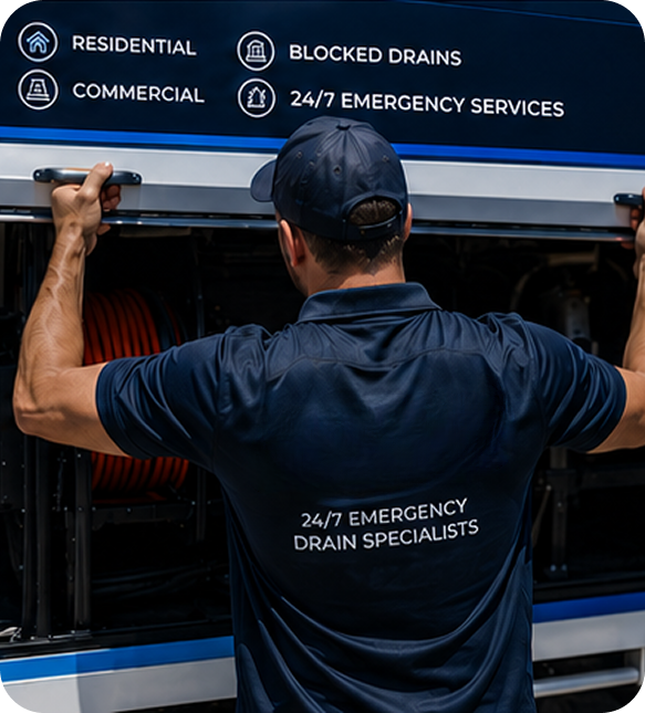 Licensed blocked drain plumber servicing a Rozelle home